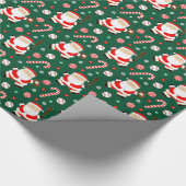 野球クリスマスギフトラッピング紙 ラッピングペーパー (角)