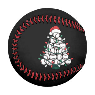 野球クリスマスツリーサンタスポーツ 野球ボール