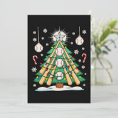 野球クリスマスツリーライトオーナメント クリスマス 招待状 (スタンド正面)