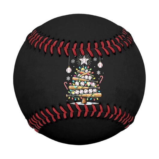 野球クリスマスツリー 野球ボール (裏面)