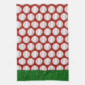 野球クリスマステーマ キッチンタオル (縦)