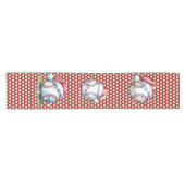 野球クリスマステーマ ショートテーブルランナー (横)