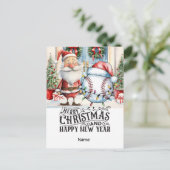 野球クリスマステーマ シーズンポストカード (スタンド正面)