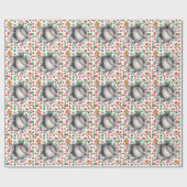 野球クリスマスプレゼント ラッピングペーパー (フラット)