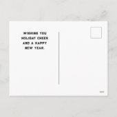 野球クリスマスホリデーカード シーズンポストカード (裏面)