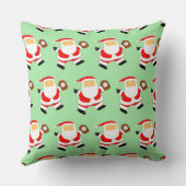 野球クリスマスホリデーギフト クッション (裏面)