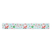 野球クリスマスホリデーギフト サテンリボン (正面)