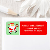 野球クリスマスラベル ラベル (インサイチュ)