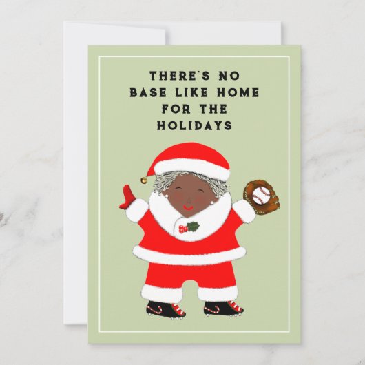 野球クリスマス シーズンカード (正面)