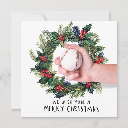 野球クリスマス シーズンカード (正面)