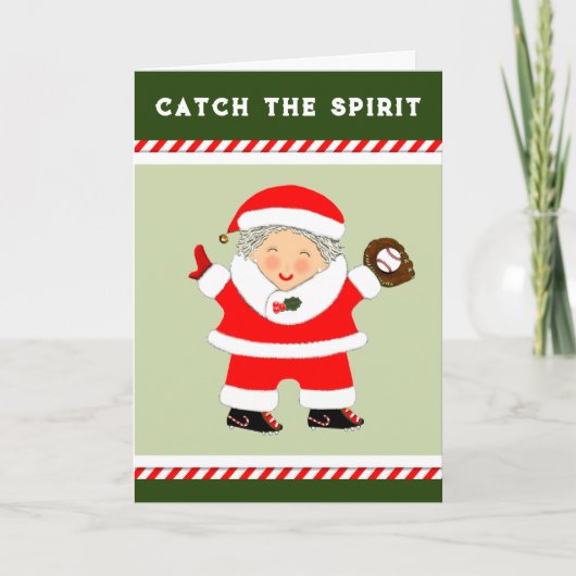 野球クリスマス シーズンカード (正面)