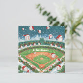 野球クリスマス シーズンカード (スタンド正面)