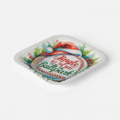 野球クリスマス ペーパープレート (傾斜あり)