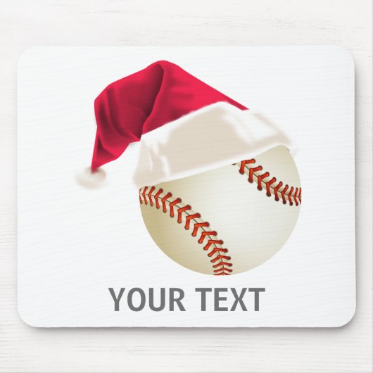 野球クリスマス マウスパッド (正面)