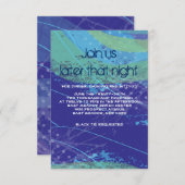 野球クレイズバーバルミツワーパーティーカード 招待状 (正面/裏面)