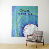 野球クレイズバーバルミツワー招待状 タペストリー (インサイチュ)
