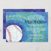 野球クレイズバーバルミツワー招待状 招待状 (正面/裏面)