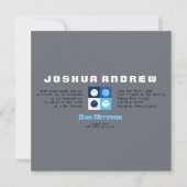 野球クールバーバルミツワー招待状 招待状 (正面)