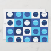 野球クールバーバルミツワー招待状 招待状 (裏面)