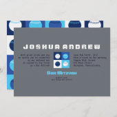 野球クールバーバルミツワー招待状 招待状 (正面/裏面)