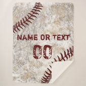 野球クールボーイズルーム用野球場 シェルパブランケット (正面)