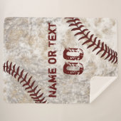 野球クールボーイズルーム用野球場 シェルパブランケット (正面(横))