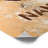 野球クールポスターパーソナライズされたのようなヴィンテージ ポスター (角)