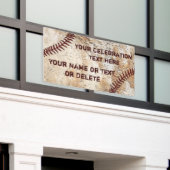 野球クール素朴のバナー 横断幕 (ビルの外側)