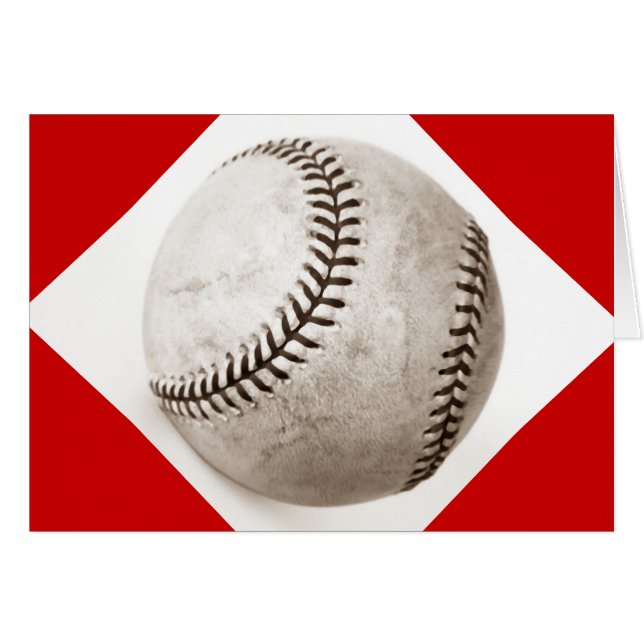 野球グリーティングカード (正面横)