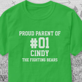 野球グリーンホワイトチーム Tシャツ