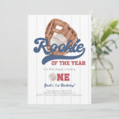 野球グローブファースト誕生日招待状 招待状 (スタンド正面)