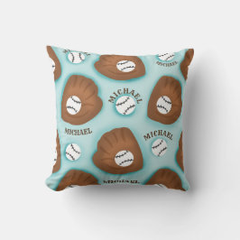 野球グローブボール&ボーイナスパターンスポーツテーマ クッション
