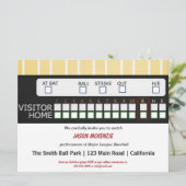 野球ゲーム 招待状 (スタンド正面)