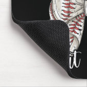 野球コケットの弓Mの私のいとこ マウスパッド (コーナー)