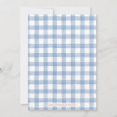 野球コケットベビーシャワー招待状 招待状 (裏面)