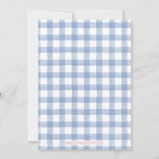 野球コケットベビーシャワー招待状 招待状 (裏面)