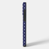 野球コケットボールアメリカ国旗 iPhoneケース (左側面)