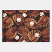 野球コレクション ラッピングペーパーシート (正面)