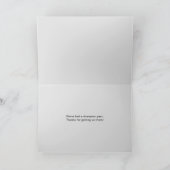 野球コーチありがとう サンキューカード (内部)