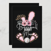 野球コーチのための野球ユーモアデザイン362 招待状 (正面/裏面)