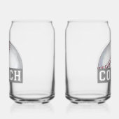 野球コーチのガラス器 ガラス缶 (左)