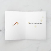 野球コーチのクリスマスホリデーカスタムの挨拶 シーズンカード (内部)