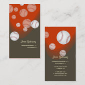 野球コーチの名刺 名刺 (正面/裏面)