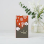 野球コーチの名刺 名刺 (スタンド正面)