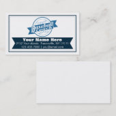 野球コーチカスタマイズ可能な名刺 名刺 (正面/裏面)