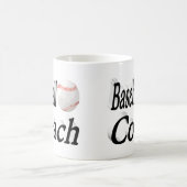 野球コーチハーフ文字コーヒーマグ コーヒーマグカップ (中央)