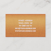 野球コーチビジネスカード 名刺 (裏面)