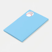 野球コーチ名の追加4 x 6 ポストイット (アングル)