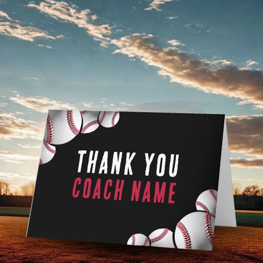 野球コーチ名 サンキューカード