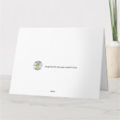 野球コーチ引退チームママプレーヤーギフト カード (裏面)